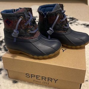 New Sperry top Sider kids duck boots